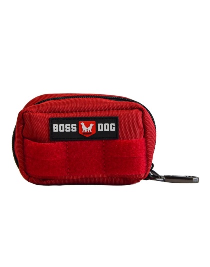 Boss Dog Tactical Molle Harness Bag Red, 1ea/Small