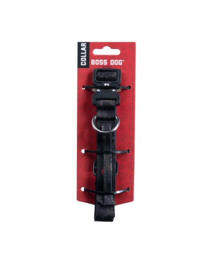Boss Dog Tactical Adjustable Dog Collar Black Camo, 1ea/Small, 13-16 in