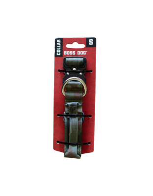 Boss Dog Tactical Adjustable Dog Collar Green Camo, 1ea/Small, 13-16 in