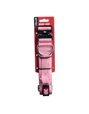 Boss Dog Tactical Adjustable Dog Collar Pink, 1ea/XLarge, 20-28 in