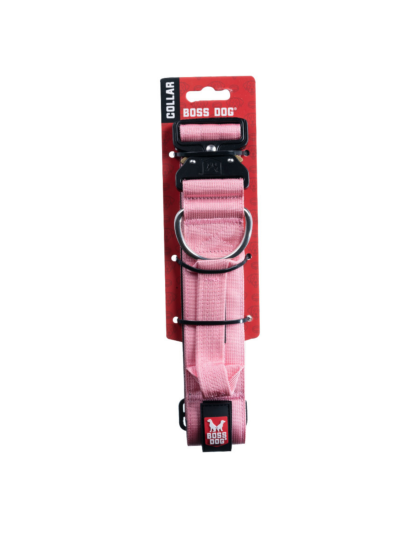 Boss Dog Tactical Adjustable Dog Collar Pink, 1ea/XLarge, 20-28 in