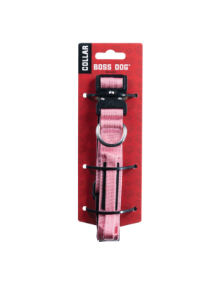 Boss Dog Tactical Adjustable Dog Collar Pink, 1ea/Small, 13-16 in