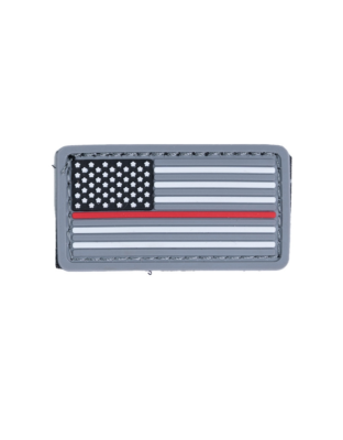 Boss Dog Tactical Collar Patch USA Thin Red Line, One Size