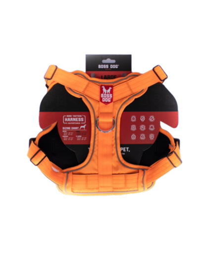 Boss Dog Tactical Dog Harness Hunter Orange, 1ea/Large