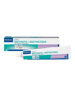 C.E.T. Enzymatic Toothpaste For Dogs & Cats Beef 2.5oz. - 70 grams