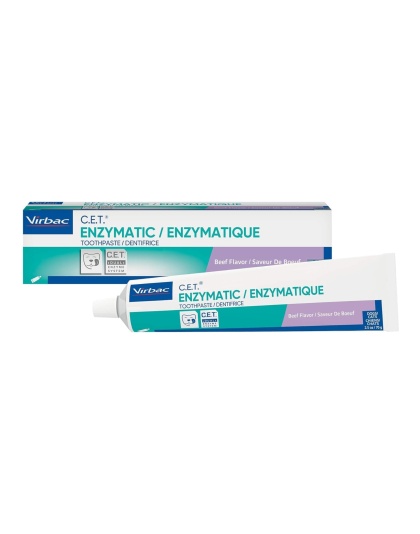 C.E.T. Enzymatic Toothpaste For Dogs & Cats Beef 2.5oz. - 70 grams