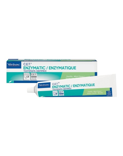 C.E.T. Enzymatic Toothpaste For Dogs & Cats Vanilla Mint 2.5oz. - 70 grams