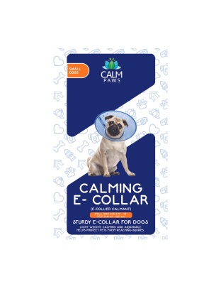 Calm Paws E-Collar Blue Small 5.75-9.5in.