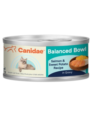 Canidae Balanced Bowl Cat Wet Food Salmon/Sweet Potato 3oz. (Case of 24)