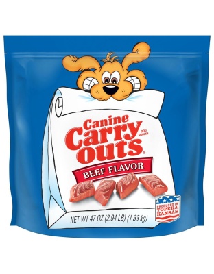 Canine Carry Outs Beef Flavor Dog Treats 1ea/47 oz