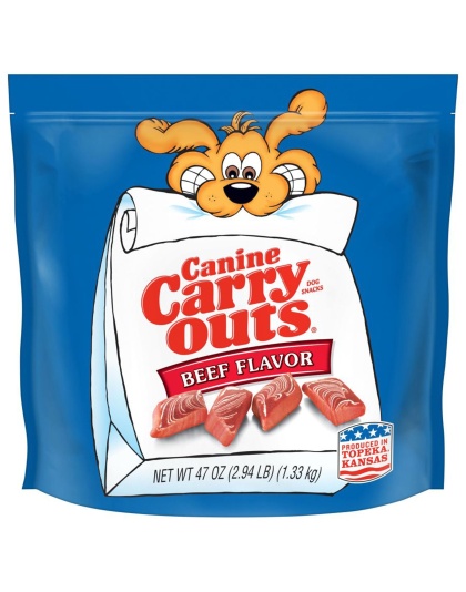 Canine Carry Outs Beef Flavor Dog Treats 1ea/47 oz