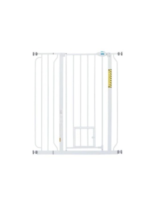 Carlson Expandable Extra Tall Gate w/ Slide Handle White 29-52 X 41in.