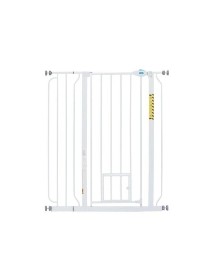 Carlson Expandable Extra Tall Gate w/ Slide Handle White 29-52 X 41in.
