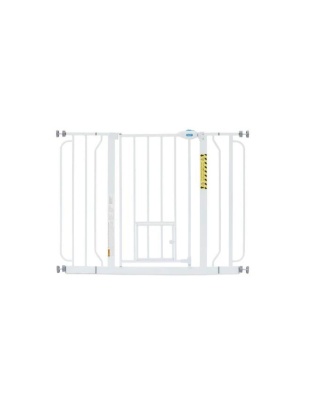 Carlson Extra Wide Pet Gate w/ Slide Handle White 29-51 X 30in.