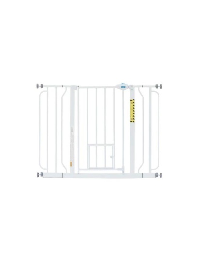 Carlson Extra Wide Pet Gate w/ Slide Handle White 29-51 X 30in.