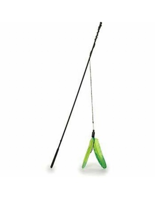 Cat Claws Wand with Feline Flyer Attachment Cat Toy Assorted 1ea/29 in