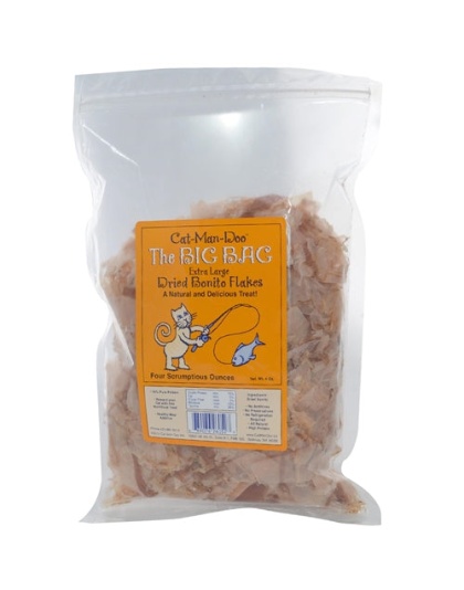 Cat-Man-Doo The Big Bag - 4Oz. Extra Large Dried Bonito Flakes