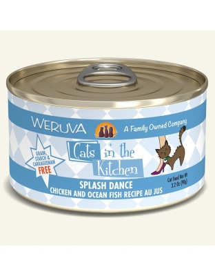 Cats In The Kitchen Splash Dance Chicken and Ocean Fish Recipe 6oz. (Case of 24)