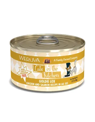 Cats In The Kitchen Goldie Lox Chicken and Salmon Recipe 3.2oz. (Case of 24)