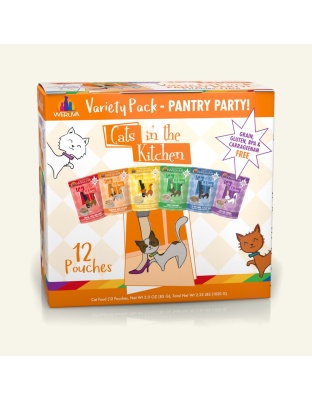 Cats In The Kitchen Pantry Party Pouch Variety Pack 3oz. Pouch (Case of 12)