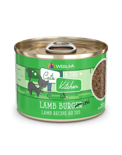 Cats in the Kitchen Lamb Burger-ini Lamb Recipe 6oz. (Case of 24)
