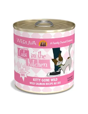 Cats In The Kitchen Kitty Gone Wild - Wild Salmon Recipe 10oz. (Case of 12)