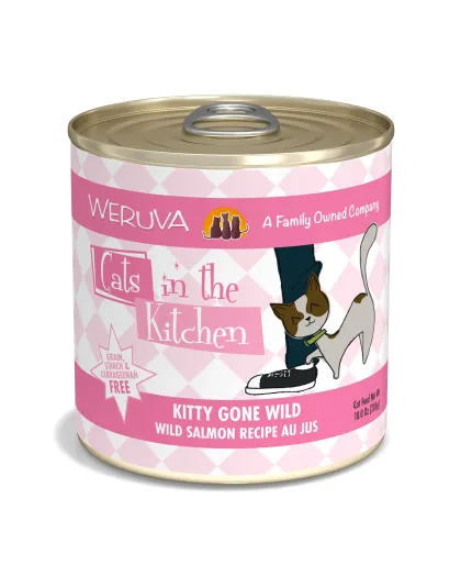 Cats In The Kitchen Kitty Gone Wild - Wild Salmon Recipe 10oz. (Case of 12)
