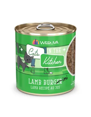 Cats in the Kitchen Lamb Burger-ini Lamb Recipe 10oz. (Case of 12)