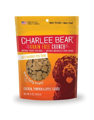 Charlee Bear Dog Crunch Grain Free Chicken And Pumpkin 8oz.