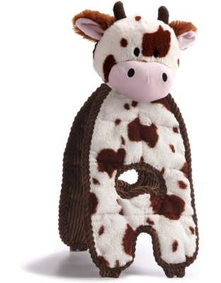 Charming Pet Products Cuddle Tug Cozy Cow Dog Toy 1ea