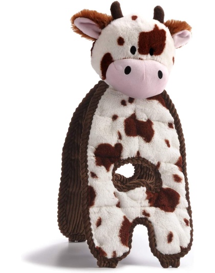 Charming Pet Products Cuddle Tug Cozy Cow Dog Toy 1ea