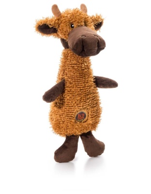 Charming Pet Products Scruffles Moose Plush Dog Toy Brown 1ea/LG