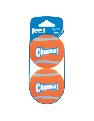 Chuckit! Tennis Ball Dog Toy Shrink Sleeve Orange/Orange 1ea/MD, 2 pk