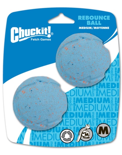 Chuckit! Rebounce Ball Dog Toy Assorted 1ea/2 pk, MD