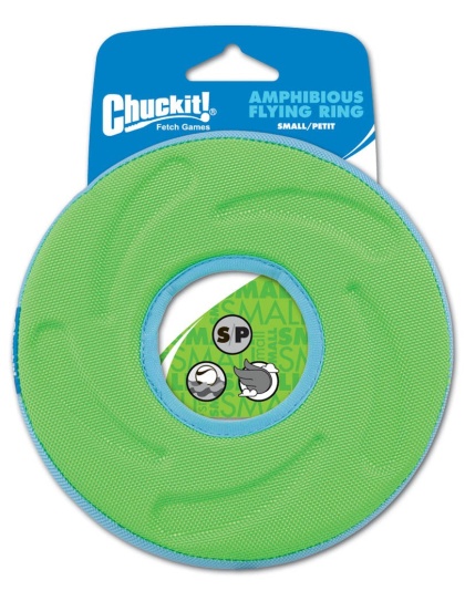 Chuckit! ZipFlilght Flying Ring Dog Toy Assorted 1ea/SM