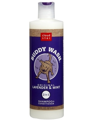 Cloud Star Buddy Wash Original Lavender and Mint Dog Shampoo and Conditioner; 16oz. Bottle