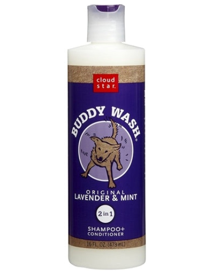 Cloud Star Buddy Wash Original Lavender and Mint Dog Shampoo and Conditioner; 16oz. Bottle