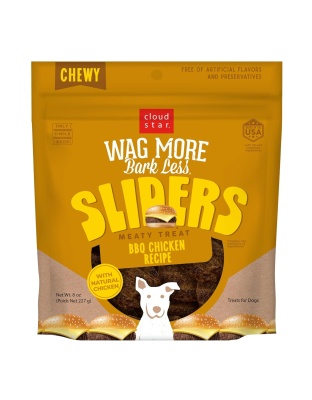Cloudstar Wagmore Dog Sliders Grain Free Barbeque Chicken 8oz.