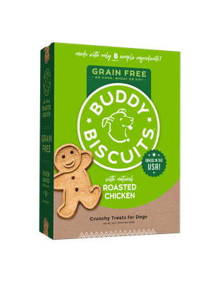 Cloud Star Grain-Free Oven Baked Buddy Biscuits With Rotisserie Chicken Dog Treats 14oz. Box