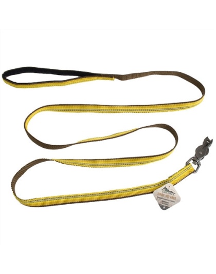 Coastal Pet Products K9 Explorer Reflective Leash With Scissor Snap, 5/8 Inchx6 Goldenrod Yellow