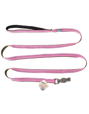 Coastal Pet Products K9 Explorer Reflective Leash With Scissor Snap, 5/8 Inchx6 Rosebud Pink