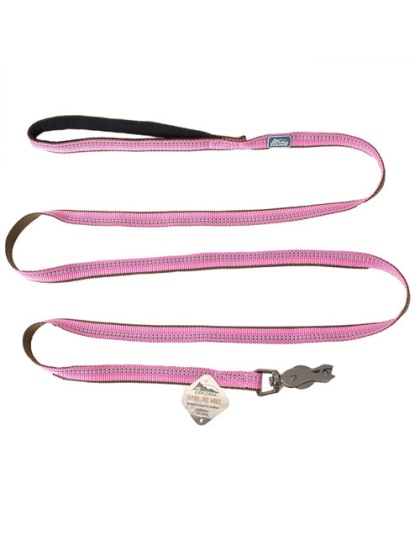 Coastal Pet Products K9 Explorer Reflective Leash With Scissor Snap, 5/8 Inchx6 Rosebud Pink