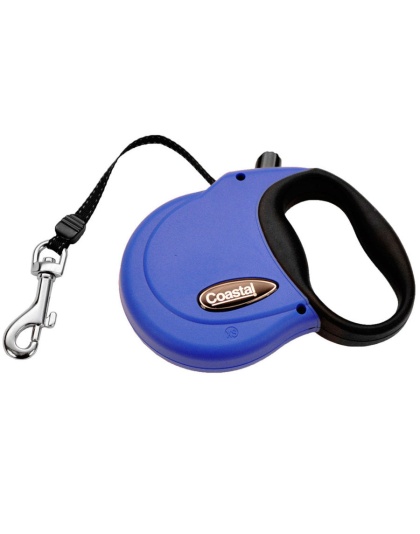 Coastal Retractable Dog Leash Blue 1ea/12 ft, XS