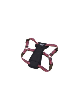 Coastal K9 Explorer 5/8 Inch Padded Harness Berry Red (12-18 Inch)