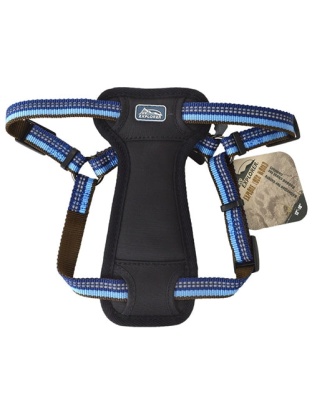 Coastal K9 Explorer 1 Inch Padded Harness Sapphire Blue (26-38 Inch)