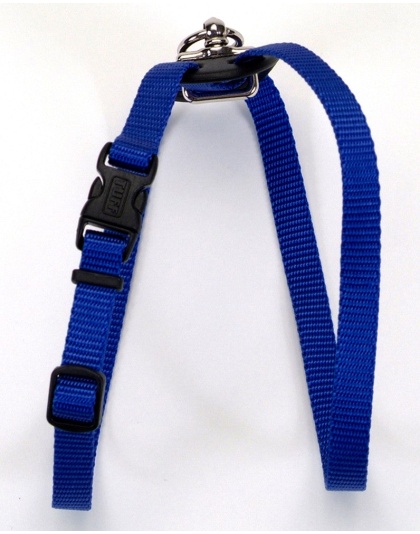 Size Right Adjustable Nylon Dog Harness Blue 1ea/SM, 5/8In X 18-24 in