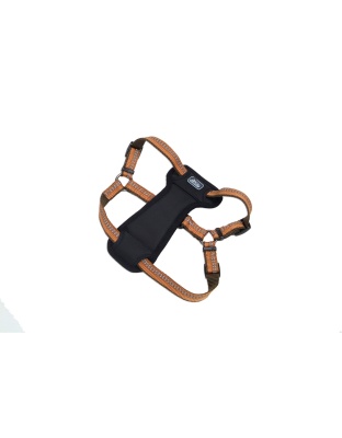 Coastal Products K9 Explorer Reflective Adjustable Padded Dog Harness Campfire Orange