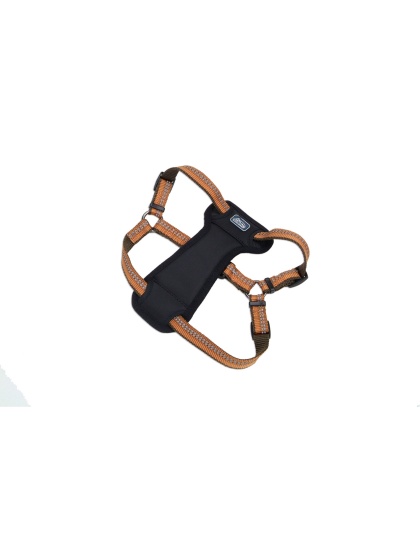 Coastal Products K9 Explorer Reflective Adjustable Padded Dog Harness Campfire Orange