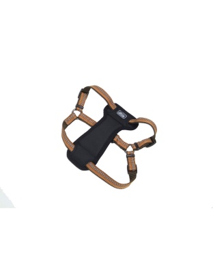 Coastal Products K9 Explorer Reflective Adjustable Padded Dog Harness Campfire Orange (Size: 16"-24")