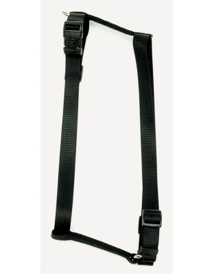 Coastal Standard Adjustable Nylon Dog Harness Black 1ea/SM, 5/8In X 14-24 in